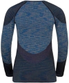 Koszulka Damskie Odlo Top Crew neck BLACKCOMB Blue/Gray 