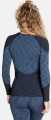 Koszulka Damskie Odlo Top Crew neck BLACKCOMB Blue/Gray 