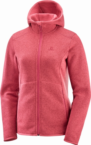 Bluza Salomon BISE Hoddie W Garnet Rose c12037