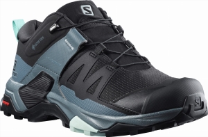 Buty Salomon X Ultra 4 GTX Gore-Tex W Black/Stormy Weather/Opal Blue 412896
