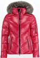 Kurtka Head Frost FUR Jacket Women Metallic Red