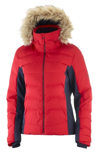 Kurtka Salomon Stormcozy Jacket W Red Chili/Night Sky