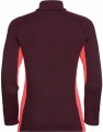 Bluza Odlo Midlayer Full Zip BERRA Merino Women Winetasting/Diva Pink