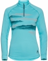 Bluza Odlo Midlayer 1/2 Zip BERRA Graphic Women Blue Radiance