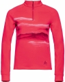 Bluza Odlo Midlayer 1/2 Zip BERRA Graphic Women Diva Pink