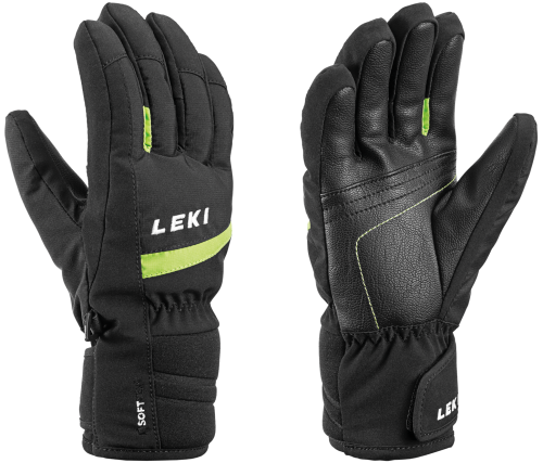 Rękawice Leki MAX Junior Black/Lime