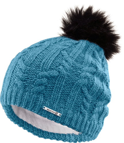 Czapka Salomon IVY Beanie Mallard Blue/Natural