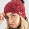Czapka Salomon IVY Beanie Pomegranate/Natural