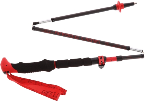 Kije Trekkingowe VIKING Spider FS Black/Red