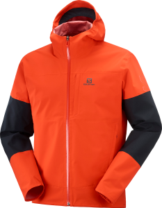 Kurtka Salomon OUTRACK Waterproof 2.5L Jacket Men Fiery Red/Black