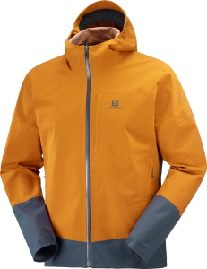 Kurtka Salomon OUTRACK Waterproof 2.5L Jacket Men Honey Ginger