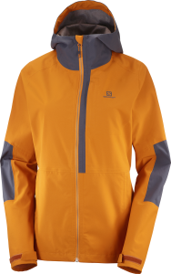 Kurtka Salomon OUTRACK Waterproof 2.5L Jacket W Honey Ginger/Ebony