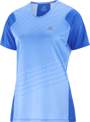 Koszulka Salomon Sense AERO SS TEE W Provence/Nautical Blue