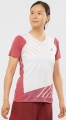 Koszulka Salomon Sense AERO SS TEE W White/Earth Red
