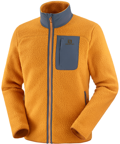 Bluza Salomon OUTLINE Warm Teddy M Honey Ginger/Ebony