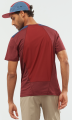 Koszulka Salomon Outline SS TEE M Cabernet/Mood Indigo ROZMIAR: S