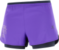 Spodenki Salomon Cross 2in1 Short W Black/Deep Blue/Empir