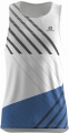 Koszulka Salomon Sense Aero Singlet Tank M White/Black/Nautical Blue