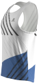 Koszulka Salomon Sense Aero Singlet Tank M White/Black/Nautical Blue