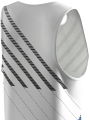 Koszulka Salomon Sense Aero Singlet Tank M White/Black/Nautical Blue