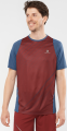 Koszulka Salomon Sense Aero SS TEE M Cabernet/Dark Denim 