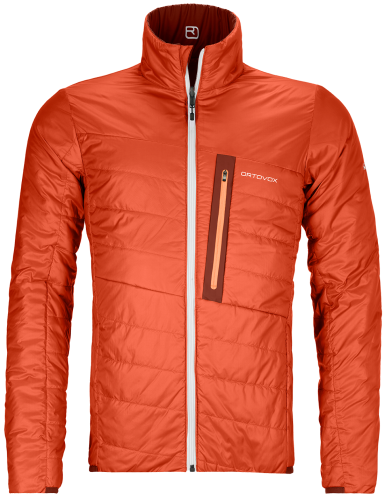 Kurtka Ortovox Swisswool PIZ Boval Jacket Men Clay Orange