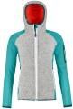 Bluza Ortovox Fleece Plus Classic Knit Hoody Women Ice Waterfall
