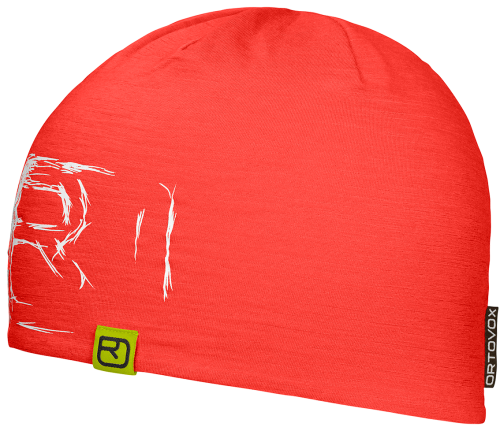 Czapka Ortovox 120 Tec Logo Beanie Coral Unisex