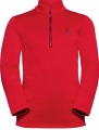 Bluza Odlo Midlayer Berra Kids 1/2 Zip Red
