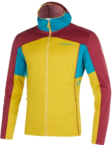 Bluza La Sportiva Cosmic Hoody M Moss/Sangria