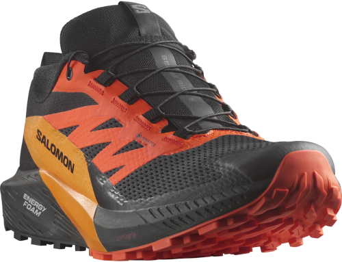 Buty Salomon Sense Ride 5 GTX Gore-Tex Black/Scarlet Ibis 471473