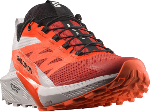 Buty Salomon Sense Ride 5 Lunar Rock/Shocking Orange 470462