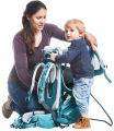 Damskie Nosidełko Deuter Kid Comfort Active SL Denim