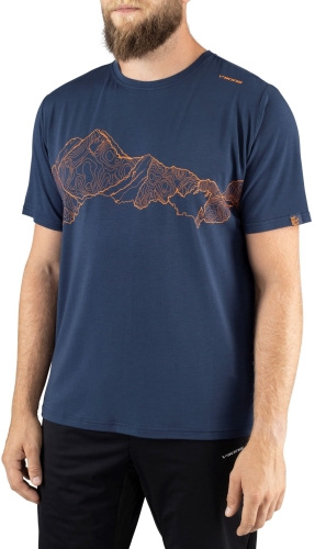 T-shirt Viking Lenta Bamboo Man Light Granat