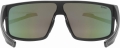 Okulary Uvex LGL 51 Black Matt/Mirror Red