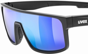 Okulary Uvex LGL 51 Black Matt/Mirror Green