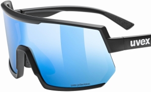 Okulary Uvex Sportstyle 235 P Black Matt/Mirror Blue