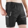 Spodenki Salomon Cross 2in1 Shorts M Deep Black rozm. XL