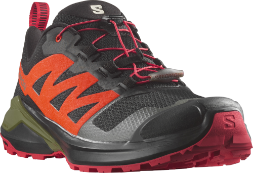 Buty Salomon X-Adventure Black/Fiery Red/Olive Night 473207