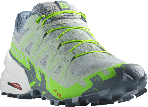 Buty Salomon Speedcross 6 W Quarry/Green Gecko/Flint Stone 473014