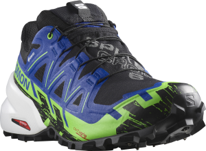 Buty Salomon Spikecross 6 GTX Gore-Tex Black/Surf The Web/Green Gecko 472687