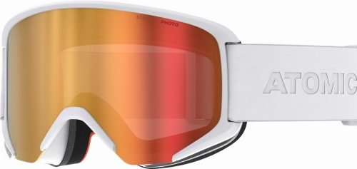 Gogle Atomic Savor Photo White/Red S1-S3 2026