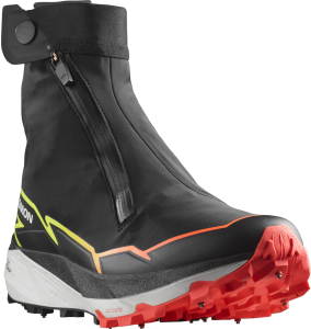 Buty Salomon Winter Cross SPIKE Black/Neon Flame/Safety Yellow 473073