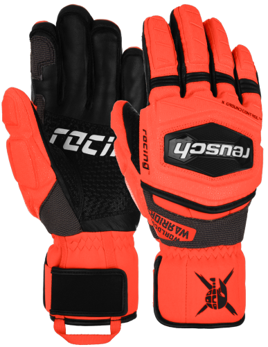 Rękawice Reusch Worldcup Warrior GS Black/Fluo Red rozmiar 10.0