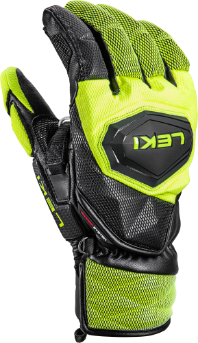 Rękawice Narciarskie Leki WCR Venom SL 3D Black/Yellow