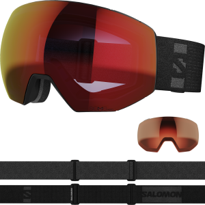 Gogle Salomon Radium Prime Sigma PHOTO Black/Red + Extra Lens