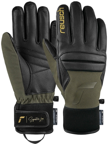 Rękawice Reusch Mikaela Shiffrin R-TEX® XT Black/Green