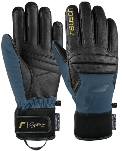 Rękawice Reusch Petra Vlhova R-TEX® XT Black/Dress Blue