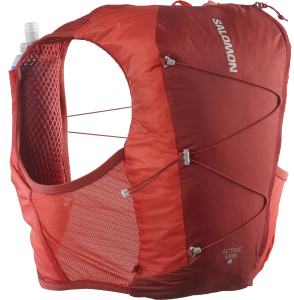Kamizelka do biegania Salomon Active Skin 8 Set Red Dahlia/High Risk