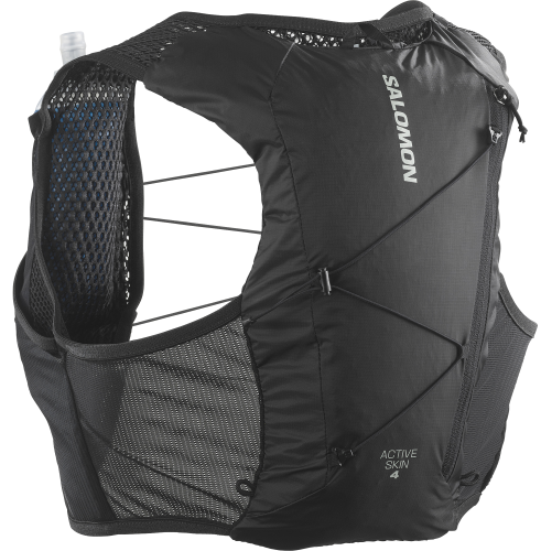 Kamizelka do biegania Salomon Active Skin 4 Set Black/Metal
